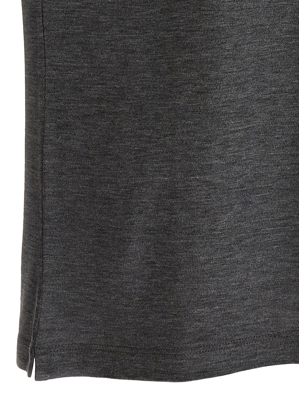 Brunello Cucinelli Gray Silk T-Shirt