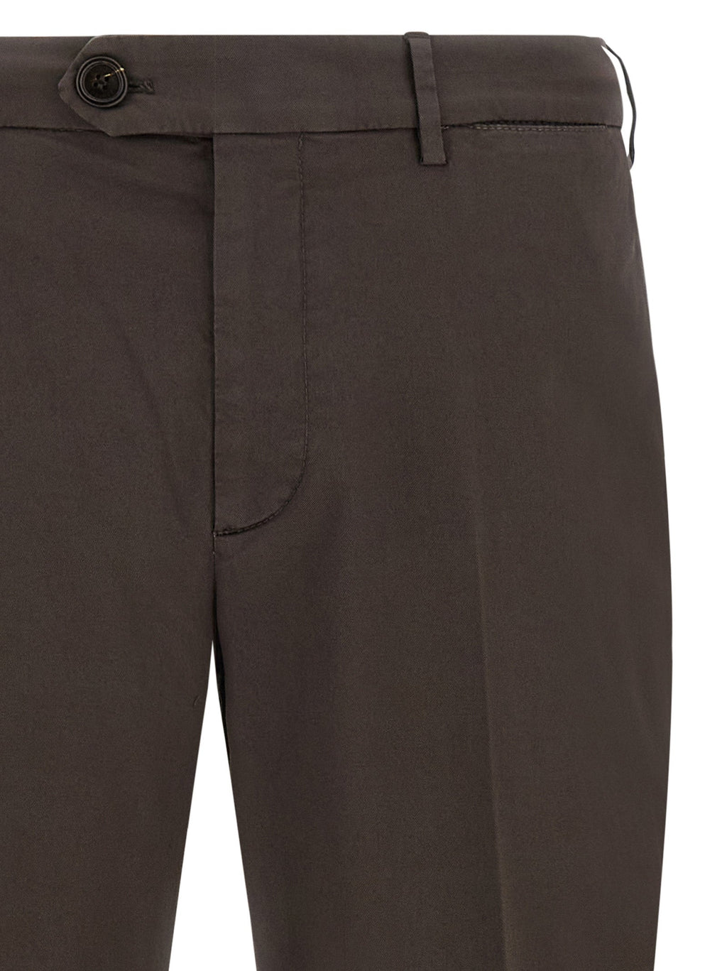 Brunello Cucinelli Brown Cotton Casual Pants