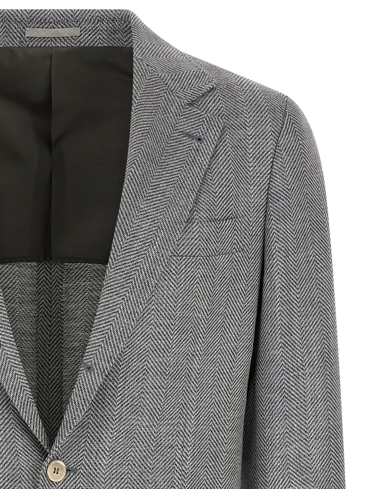 Brunello Cucinelli Gray Wool Blazer