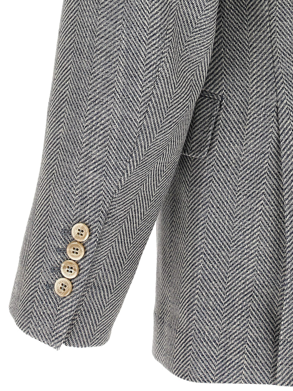 Brunello Cucinelli Gray Wool Blazer