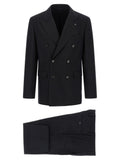 Lardini Blue Virgin Wool Two-Piece Suit