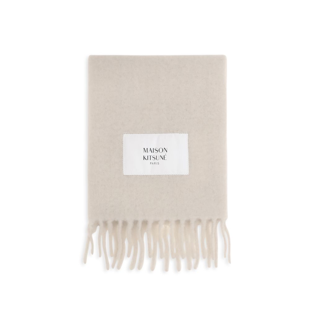 Maison Kitsuné Beige Polyamide Scarf