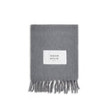 Maison Kitsuné Gray Alpaca Vicugna Pacos Scarf