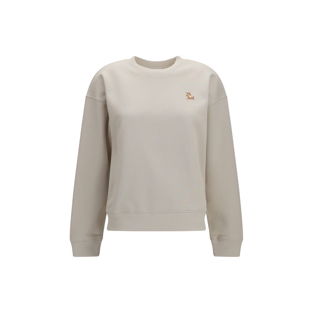 Maison Kitsuné Beige Cotton Sweatshirt