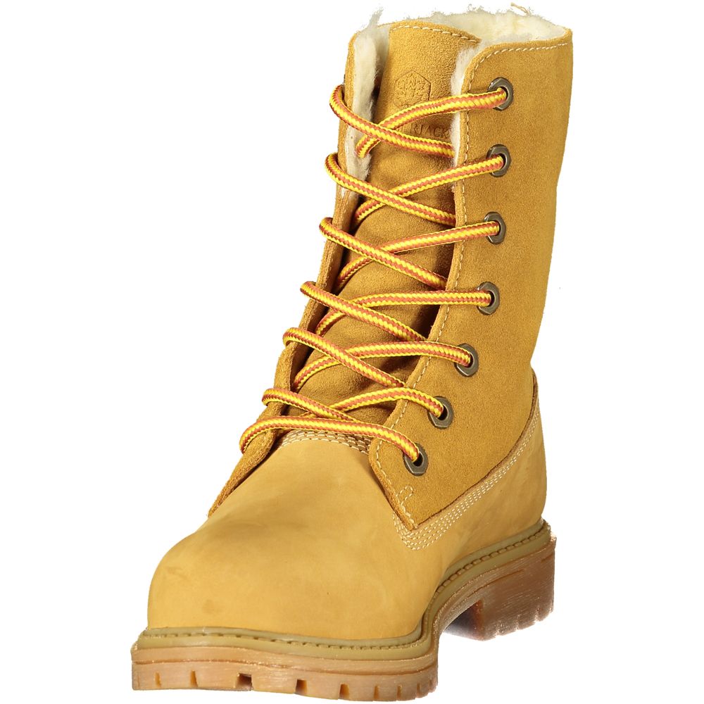 Lumberjack Yellow Polyester Ankle Boots