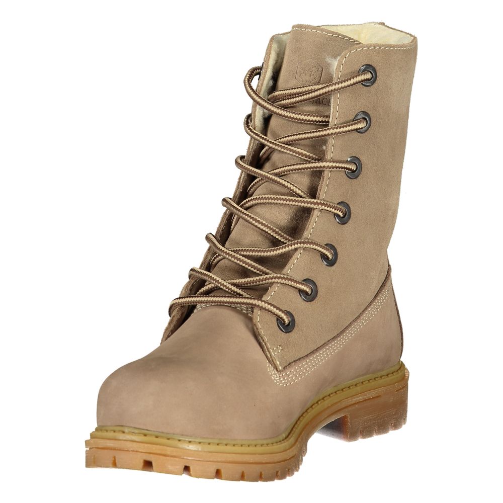 Lumberjack Beige Polyester Ankle Boots