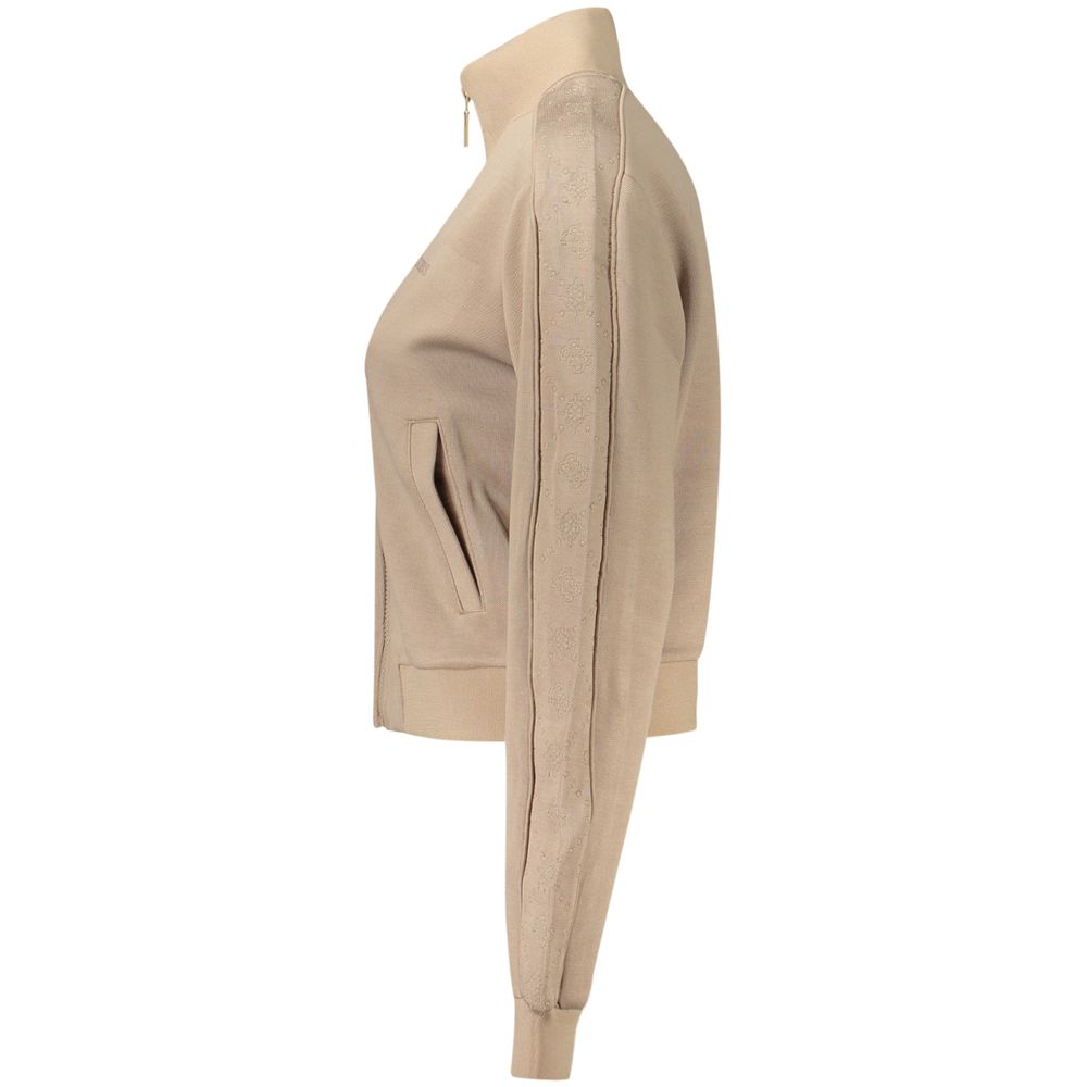 Guess Jeans Beige Polyester Sweatshirt