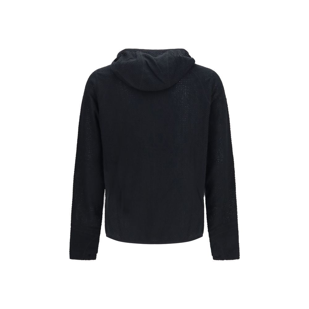 ROA Black Polyester Sweatshirt