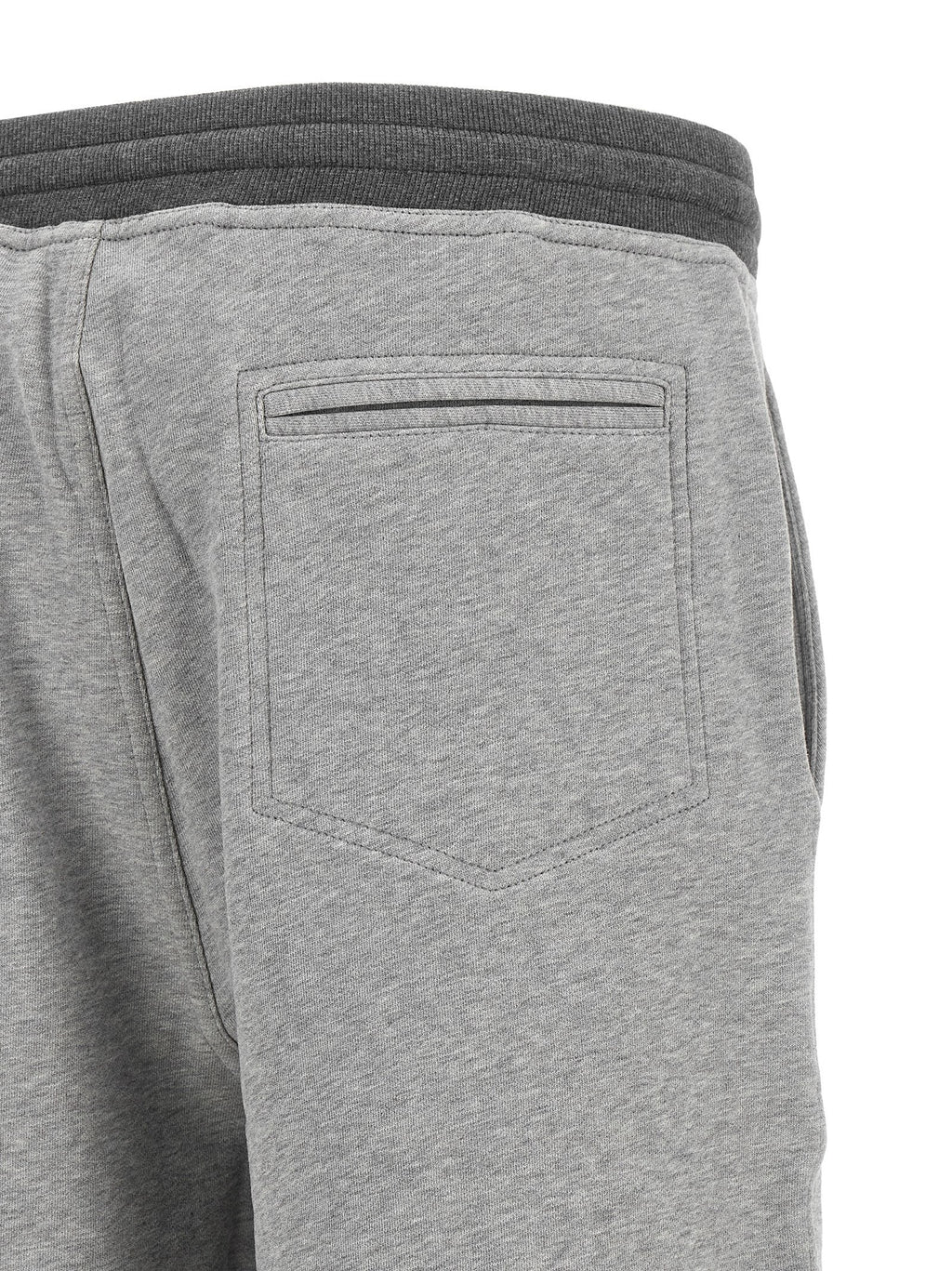 Brunello Cucinelli Gray Cotton Bermuda Shorts