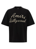 Amiri Black Cotton T-Shirt