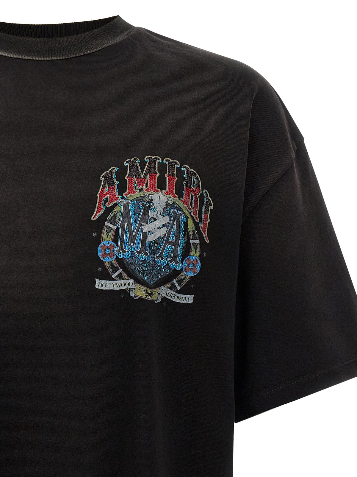 Amiri Black Cotton T-Shirt