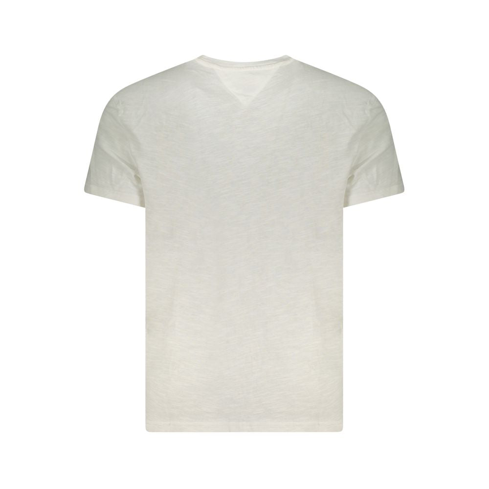 Tommy Hilfiger Bianco Cotton Men Shirt