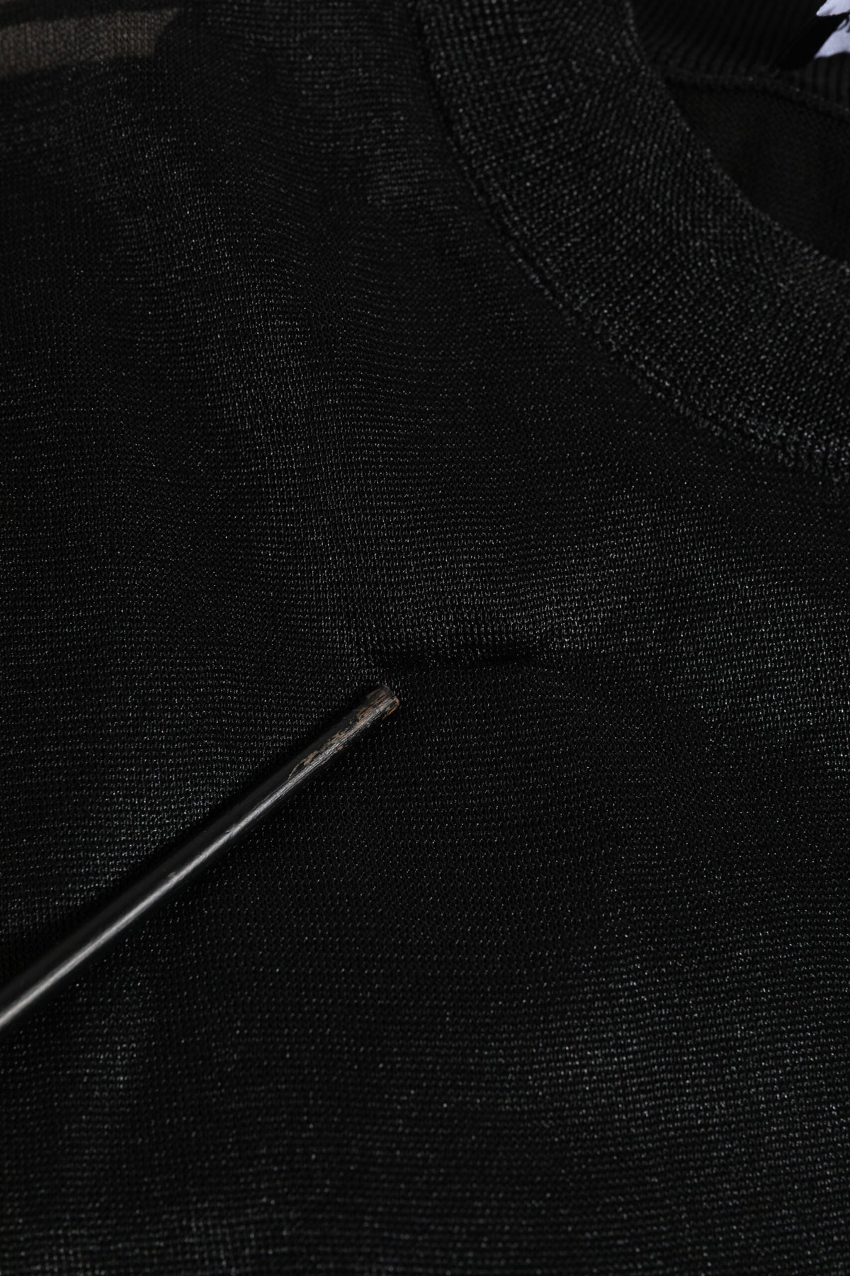 Dolce & Gabbana Black Polyester Pullover Sweatshirt Sweater