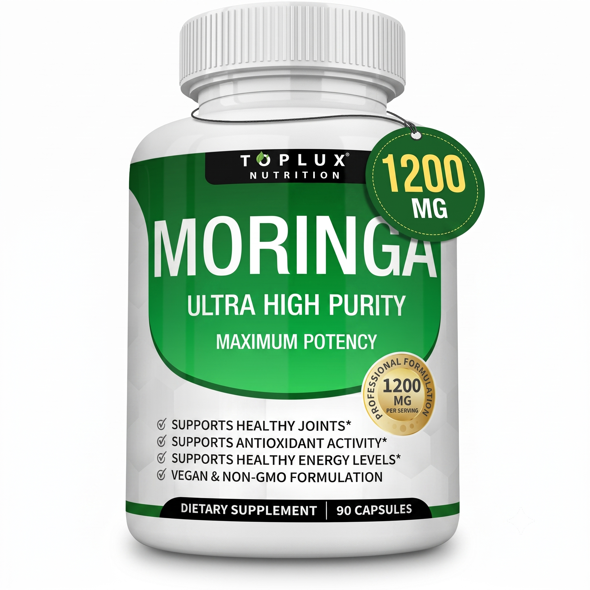 Toplux Moringa Capsules 1200mg 90 Capsules