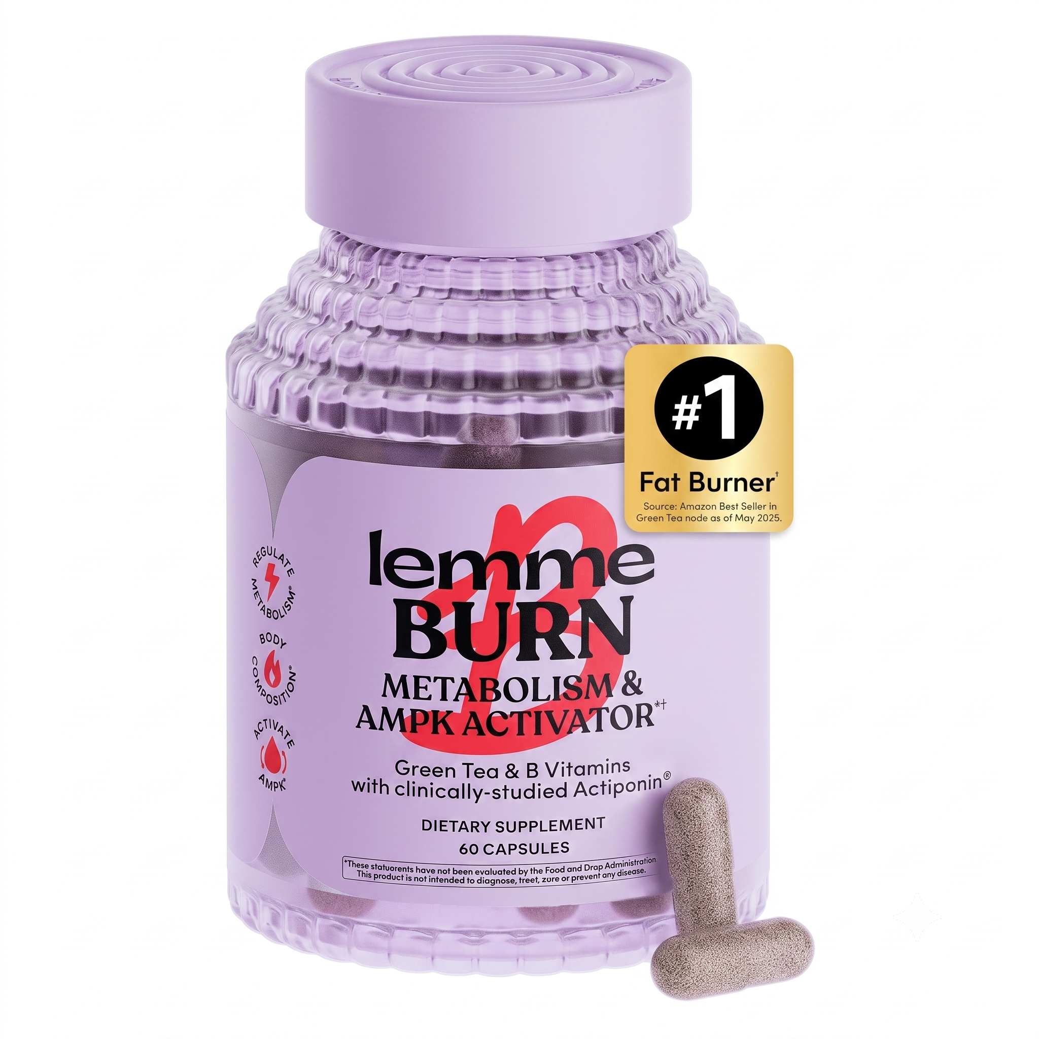 Lemme Burn Belly Fat Metabolism Support Capsules 60ct