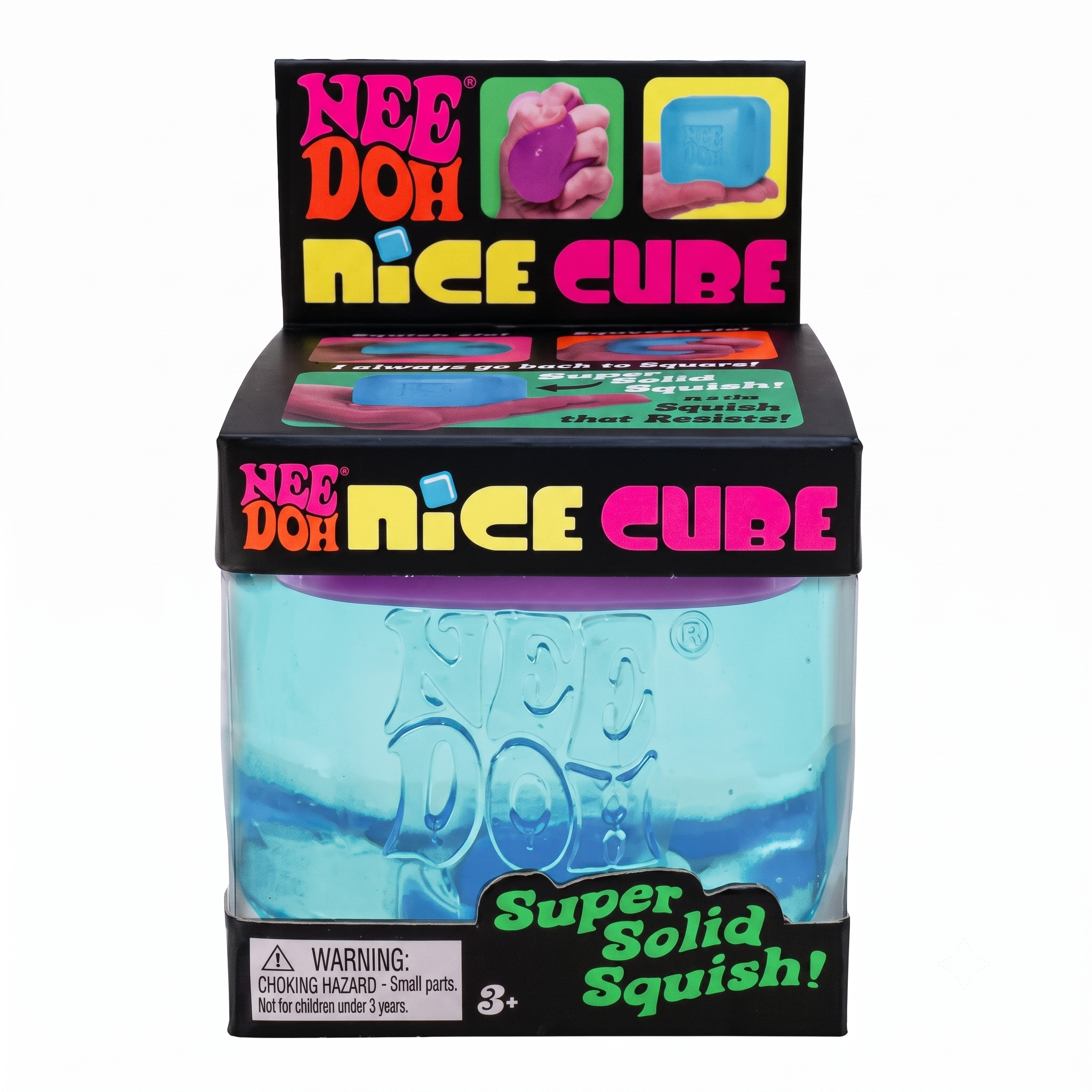 Nice Cube Blue Sensory Squeeze Toy