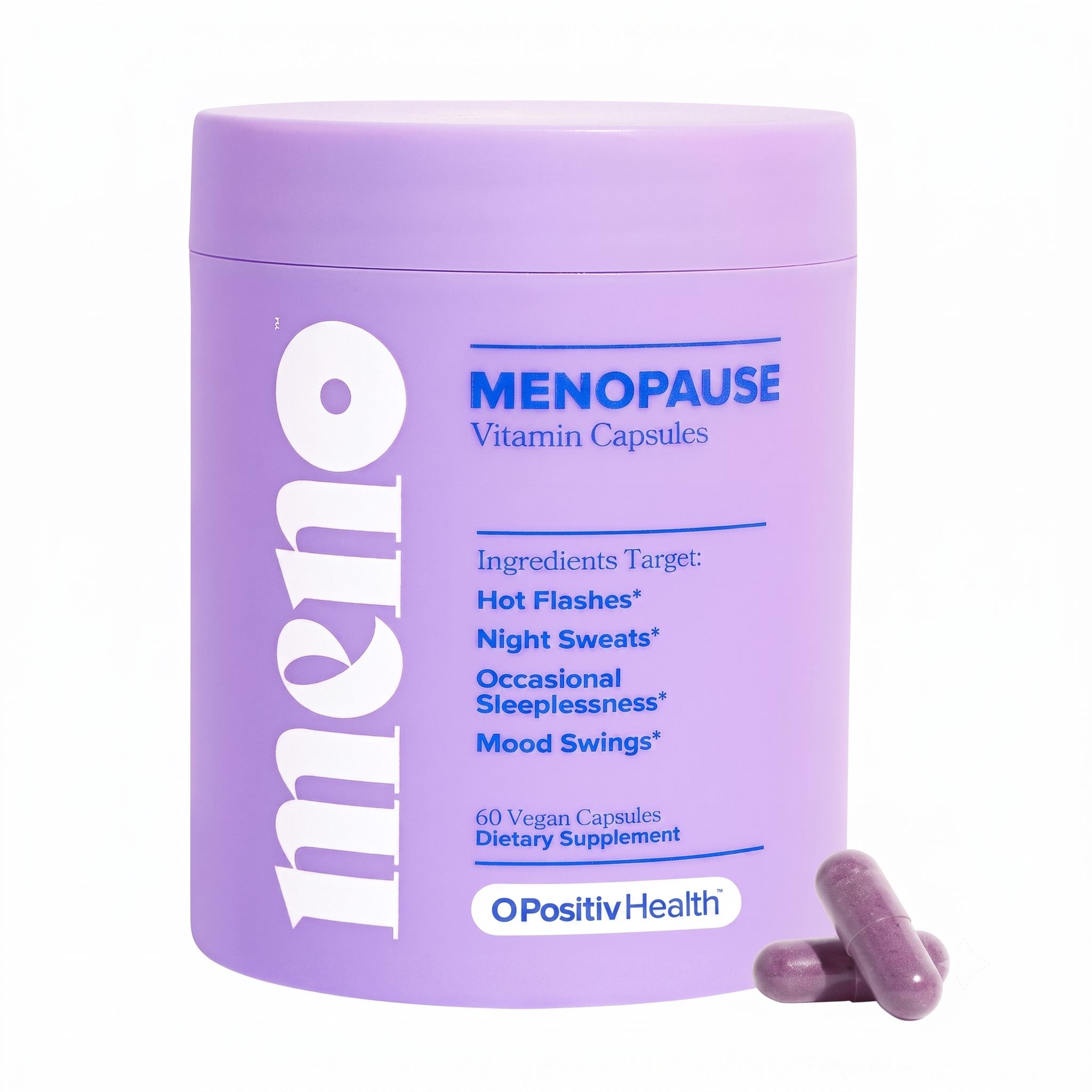 MENO Vitamins for Menopause Hormone-Free 60 Capsules