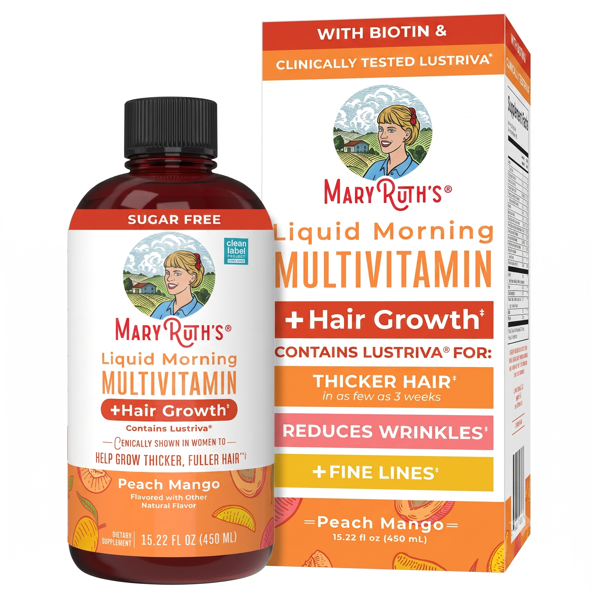 MaryRuth's Liquid Multivitamin Plus Hair Growth 15.22oz