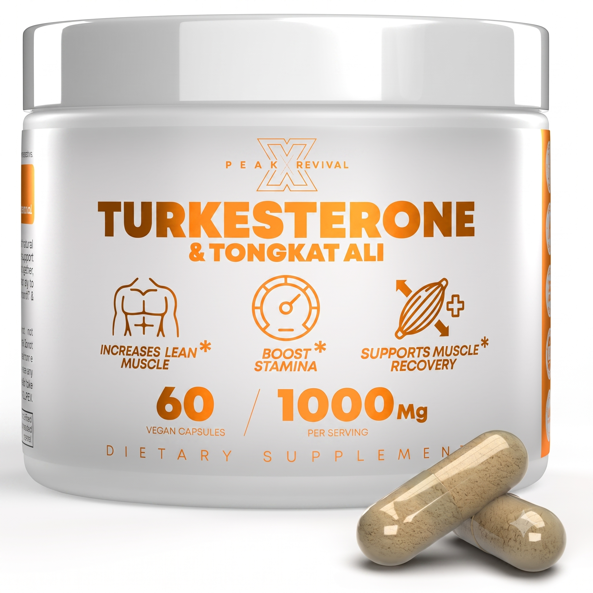 Turkesterone Tongkat Ali Supplement 60 Capsules