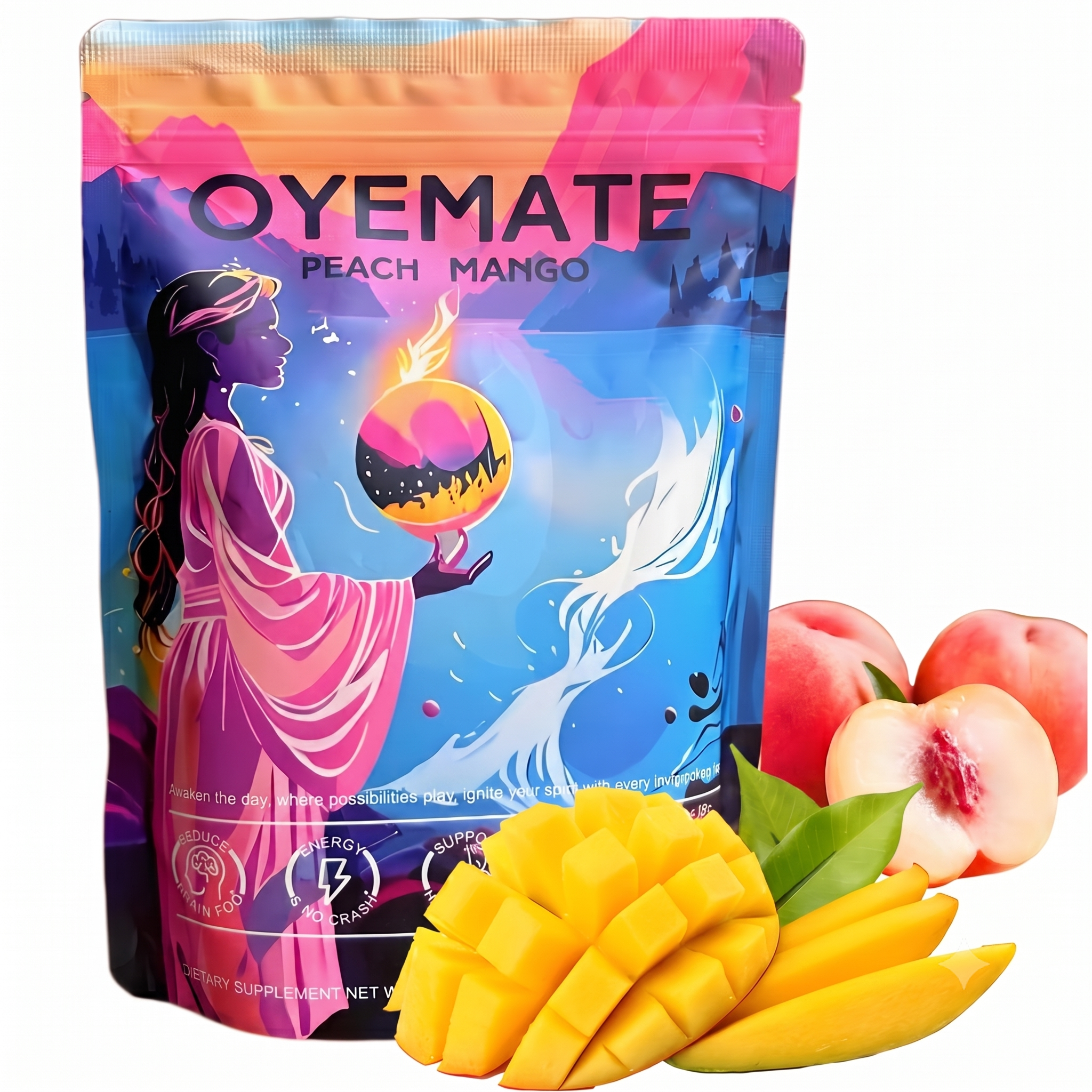 Yerba Mate Tea Instant Powder Super Drink 30 Servings