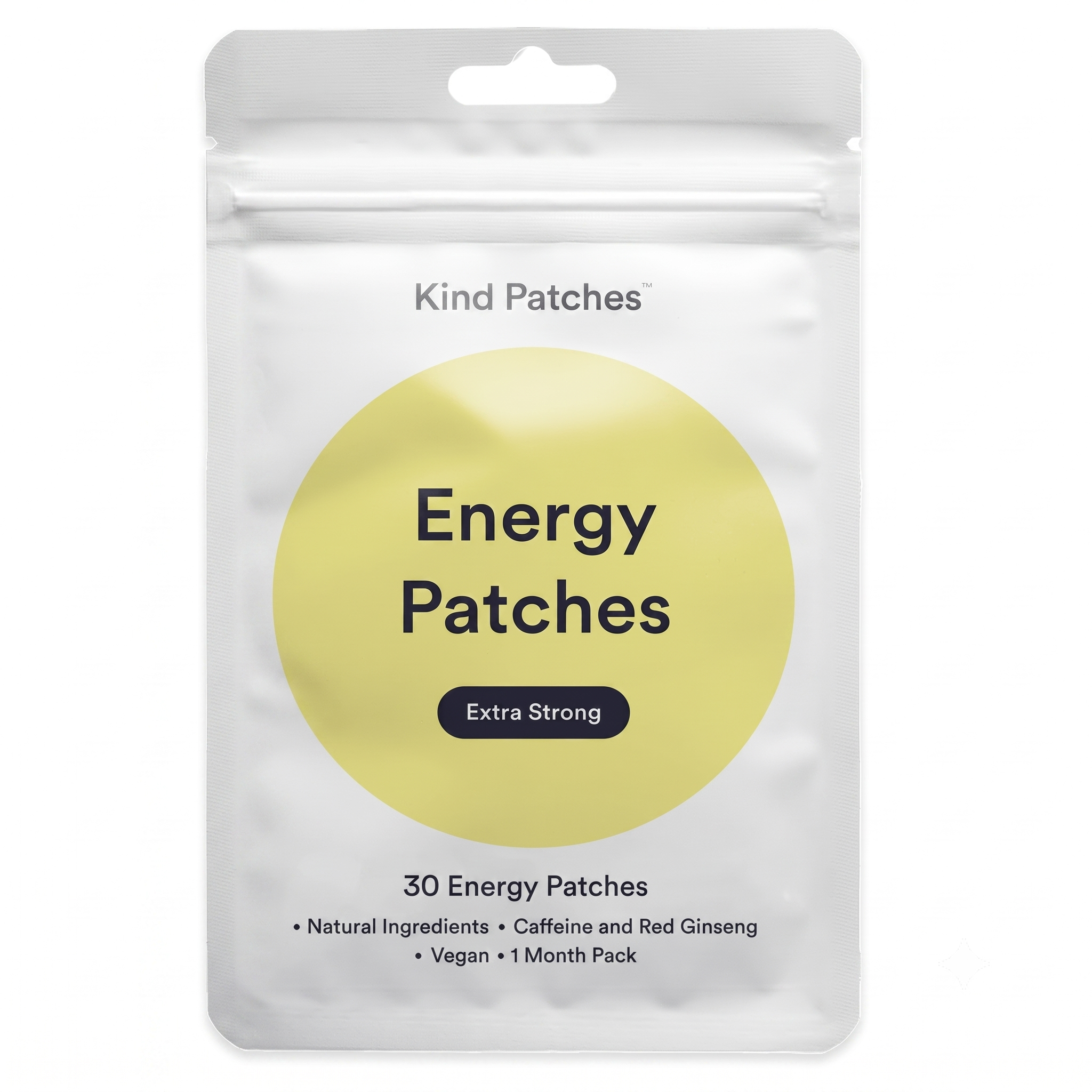 Kind Patches Energy Patches Extra Strong 30 Count